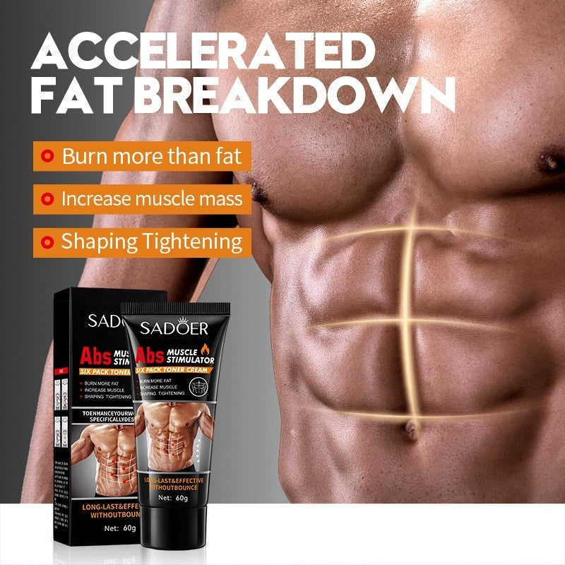 Rorec Sadoer Men's Abs Muscle Stimulator Cream